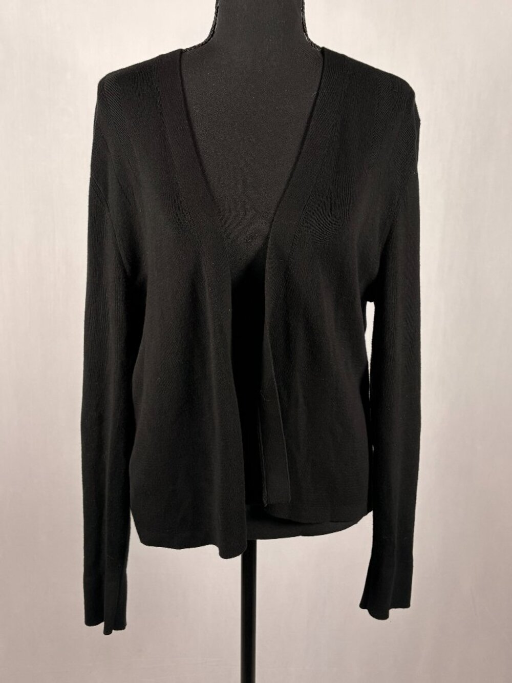 Banana Republic | Open Front Draped Cardigan Sweater | Women’s XL | Black